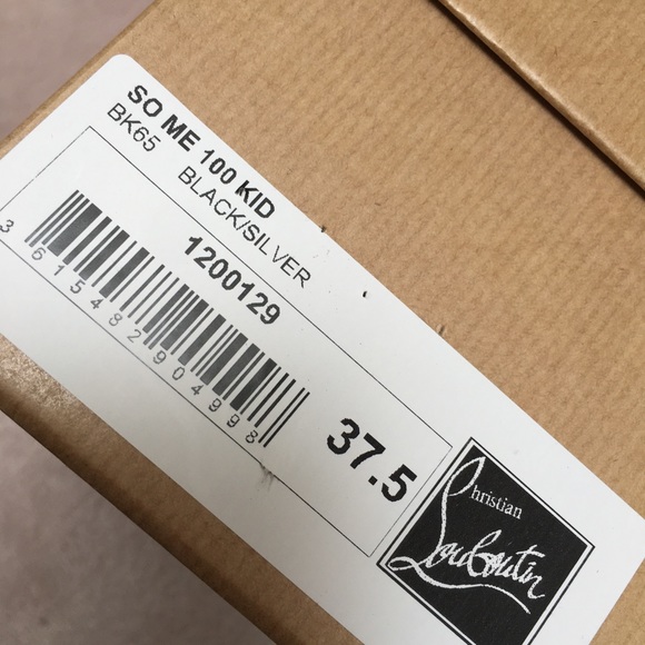 ❌SOLD❌Christian Louboutin 100mm So Me sandals 37.5 - Picture 5 of 6